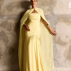 Vestido cintura baixa fluido
