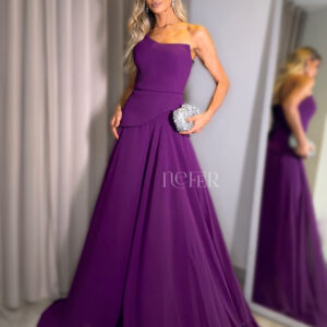 Vestido/conjunto assimétrico